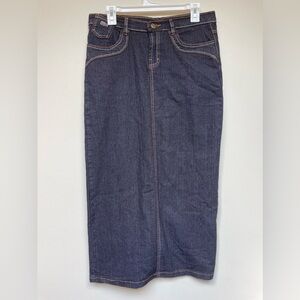 Lacoste women’s denim midi skirt